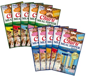 INABA Cat Churu Meal Topper Chicken Cheese Recipe Kurczak Ser 4x14g - Zdjęcie nr 6
