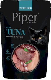 DOLINA NOTECI PIPER Animals Kot Sterilised z Tuńczykiem 100g - Zdjęcie nr 3