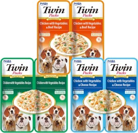 INABA Dog Twin Packs Chicken Vegetables Recipe Kurczak Warzywa 2x40g - Zdjęcie nr 9