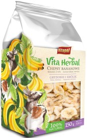 VITAPOL Vita Herbal Chipsy bananowe 150g - Zdjęcie główne