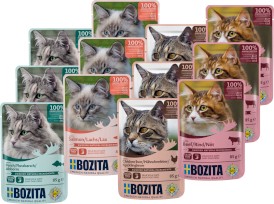 BOZITA Tasty Meat / Fish Menu mięsne i rybne w galaretce bez zbóż dla kota 12x85g - Zdjęcie nr 2