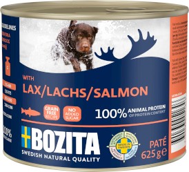 BOZITA Pate Pasztet z Łososiem bez zbóż dla psa Puszka 625g - Zdjęcie główne