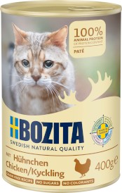 BOZITA Pate Chicken Pasztet z Kurczakiem bez zbóż dla kota Puszka 400g - Zdjęcie główne