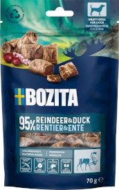 BOZITA Meaty Bites Mięsne Przysmaki Renifer / Kaczka dla psa 70g - Zdjęcie główne