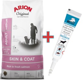 Arion Original Skin / Coat Adult Medium Salmon 12kg + Krople na KLESZCZE GRATIS !! - Zdjęcie główne