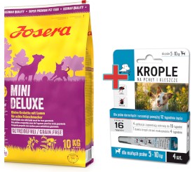 Josera MINI DELUXE Adult 10kg + 4szt. Krople na KLESZCZE GRATIS !! - Zdjęcie główne