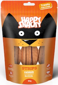 HAPPY SNACKY Treats Paski z Królika dla psa 80g - Zdjęcie główne