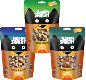 HAPPY SNACKY Treats Mini Sushi z Kaczki dla psa 80g - Zdjęcie nr 2