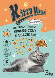 KITTY KISS Żwirek sojowy zbrylający Brzoskwinia 3kg - Zdjęcie nr 3