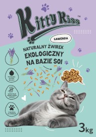 KITTY KISS Żwirek sojowy zbrylający Lawenda 3kg - Zdjęcie nr 3