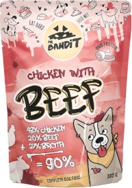 MR.BANDIT Chicken BEEF Kurczak Wołowina 2x380g +180g GRATIS! - Zdjęcie nr 2