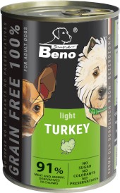SUPER BENO Adult Light Bezzbożowe Kąski Indyk w sosie 415g - Zdjęcie główne