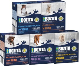 BOZITA Kawałki w galaretce z Kurczakiem i Ryżem dla psa Tetra Recart 370g - Zdjęcie nr 3