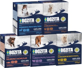 BOZITA Kawałki w galaretce z Łososiem bez zbóż dla psa Tetra Recart 370g - Zdjęcie nr 3