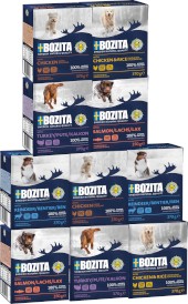 BOZITA Kawałki w galaretce bez zbóż dla psa Tetra Recart MIX 10x370g - Zdjęcie główne