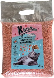 KITTY KISS Żwirek sojowy zbrylający Truskawka 3kg - Zdjęcie główne