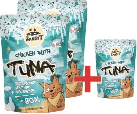 MR.BANDIT Chicken TUNA Kurczak Tuńczyk 2x380g +180g GRATIS! - Zdjęcie główne