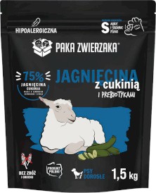 PAKA ZWIERZAKA Jagnięcina z Cukinią S bez zbóż 1,5kg - Zdjęcie nr 2