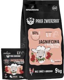 PAKA ZWIERZAKA Jagnięcina Dzika Róża L dla szczeniąt 1,5kg - Zdjęcie główne