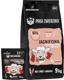 PAKA ZWIERZAKA Jagnięcina Dzika Róża L dla szczeniąt 9kg - Zdjęcie nr 2