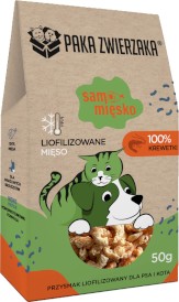 PAKA ZWIERZAKA Samo Mięsko Liofilizowane 100% Krewetki 50g - Zdjęcie główne