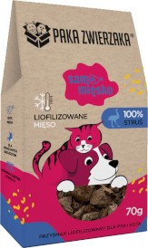 PAKA ZWIERZAKA Samo Mięsko Liofilizowane 100% Struś 70g - Zdjęcie główne