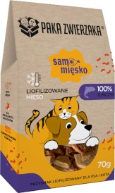 PAKA ZWIERZAKA Samo Mięsko Liofilizowane 100% Tuńczyk 70g - Zdjęcie główne