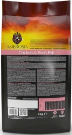 AMBROSIA Dog Puppy Growth Chicken / Fresh Fish Kurczak i Świeża Ryba 6kg - Zdjęcie nr 3