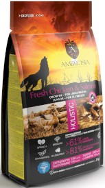 AMBROSIA Dog Puppy Large Growth Fresh Chicken / Salmon Fish Świeży Kurczak i Łosoś 2kg - Zdjęcie główne