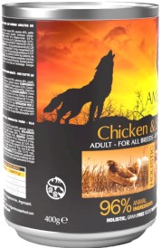 AMBROSIA Dog Adult Fresh Chicken / Salmon Kurczak i Łosoś bez zbóż 400g - Zdjęcie nr 2