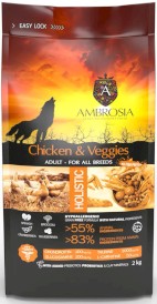 AMBROSIA Dog Adult Chicken / Veggies Kurczak i Warzywa 2kg - Zdjęcie nr 2