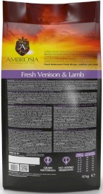 AMBROSIA Dog Adult Fresh Venison / Lamb Świeża Dziczyzna i Jagnięcina 2kg - Zdjęcie nr 3