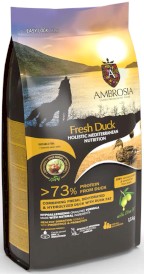 AMBROSIA Dog Adult Sensitive Mediterranean Fresh Duck Świeża Kaczka 1,5kg - Zdjęcie główne