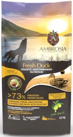 AMBROSIA Dog Adult Sensitive Mediterranean Fresh Duck Świeża Kaczka 5kg - Zdjęcie nr 2