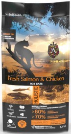 AMBROSIA Cat Adult / Sterilized Fresh Salmon / Chicken Świeży Łosoś i Kurczak 1,5kg - Zdjęcie nr 2