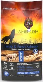 AMBROSIA Adult Dog Lamb / Fresh Salmon Jagnięcina i Świeży Łosoś 2kg - Zdjęcie nr 2
