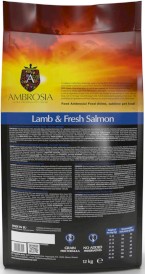 AMBROSIA Adult Dog Lamb / Fresh Salmon Jagnięcina i Świeży Łosoś 2kg - Zdjęcie nr 3