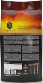 AMBROSIA Adult Dog Sensitive Fresh Turkey / Rabbit Świeży Indyk i Królik 2kg - Zdjęcie nr 3