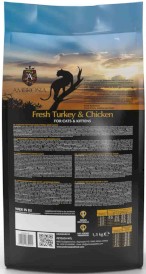 AMBROSIA Cat Kitten / Adult Fresh Turkey / Chicken Świeży Indyk i Kurczak 1,5kg - Zdjęcie nr 3