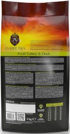 AMBROSIA Dog Adult Fresh Turkey / Duck Świeży Indyk i Kaczka 2kg - Zdjęcie nr 3