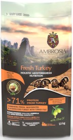 AMBROSIA Dog Senior Light Mediterranean Fresh Turkey Świeży Indyk 1,5kg - Zdjęcie nr 2