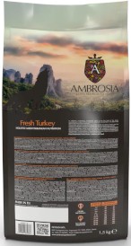 AMBROSIA Dog Senior Light Mediterranean Fresh Turkey Świeży Indyk 1,5kg - Zdjęcie nr 3
