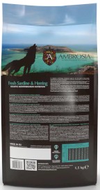 AMBROSIA Dog Puppy Mediterranean Fresh Sardine / Herring Świeże Ryby 5kg - Zdjęcie nr 3