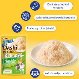 INABA Cat Dashi Delights Kawałki Kurczaka w galaretce 40g - Zdjęcie nr 3