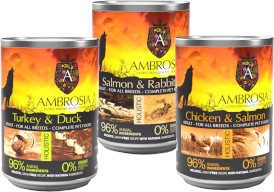 AMBROSIA Dog Adult Fresh Chicken / Salmon Kurczak i Łosoś bez zbóż 400g - Zdjęcie nr 4