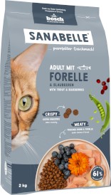 BOSCH Sanabelle Adult Trout / Blueberries Pstrąg z Borówką 2kg - Zdjęcie główne