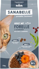 BOSCH Sanabelle Adult Trout / Blueberries Pstrąg z Borówką 2kg - Zdjęcie nr 3