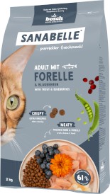 BOSCH Sanabelle Adult Trout / Blueberries Pstrąg z Borówką 2kg - Zdjęcie nr 4