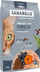 BOSCH Sanabelle Adult Trout / Blueberries Pstrąg z Borówką 8kg - Zdjęcie główne