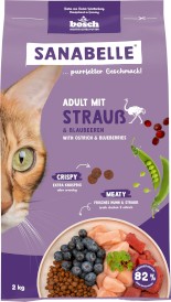 BOSCH Sanabelle Adult Ostrich / Blueberries Struś z Borówką 2kg - Zdjęcie nr 2
